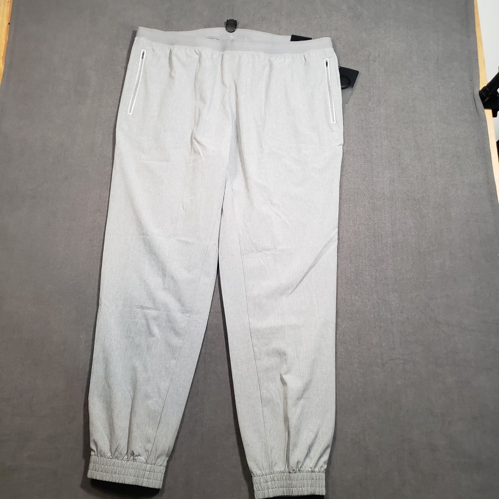 Skora Running‎ Joggers Mens XL Mineral Grey Heather Stretch Quick Dry Pants